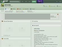 Tablet Screenshot of mirroroto.deviantart.com