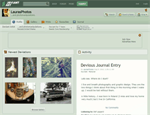 Tablet Screenshot of laurasphotos.deviantart.com
