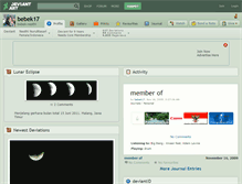 Tablet Screenshot of bebek17.deviantart.com