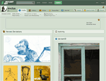 Tablet Screenshot of invctus.deviantart.com