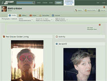 Tablet Screenshot of dont-u-know.deviantart.com