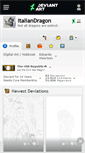Mobile Screenshot of italiandragon.deviantart.com
