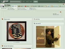 Tablet Screenshot of dj-glass.deviantart.com