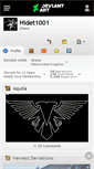 Mobile Screenshot of hidet1001.deviantart.com