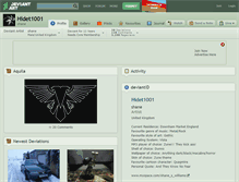 Tablet Screenshot of hidet1001.deviantart.com