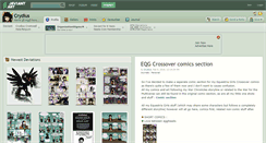 Desktop Screenshot of crydius.deviantart.com