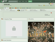 Tablet Screenshot of kurios-kat.deviantart.com