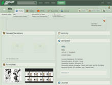 Tablet Screenshot of niis.deviantart.com