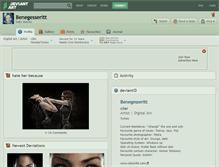 Tablet Screenshot of benegesseritt.deviantart.com