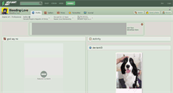 Desktop Screenshot of bleeding-love.deviantart.com