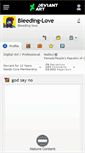 Mobile Screenshot of bleeding-love.deviantart.com