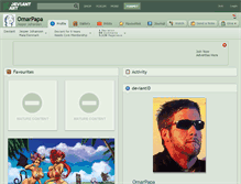 Tablet Screenshot of omarpapa.deviantart.com