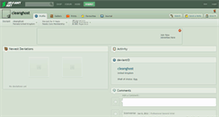Desktop Screenshot of cleanghost.deviantart.com