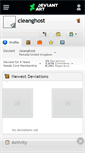 Mobile Screenshot of cleanghost.deviantart.com