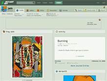 Tablet Screenshot of jabb.deviantart.com