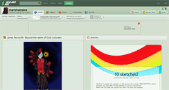 Desktop Screenshot of mammamains.deviantart.com