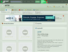 Tablet Screenshot of aktiiv.deviantart.com