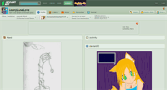 Desktop Screenshot of loonylunalove.deviantart.com