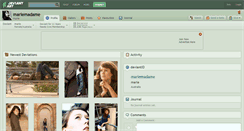 Desktop Screenshot of mariemadame.deviantart.com