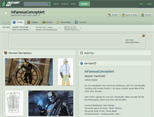 Tablet Screenshot of infamousconceptart.deviantart.com