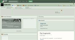 Desktop Screenshot of forgeworks.deviantart.com