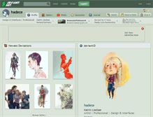 Tablet Screenshot of hadece.deviantart.com