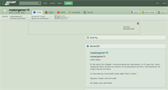 Desktop Screenshot of mastergamer19.deviantart.com