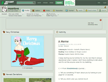 Tablet Screenshot of moonlove.deviantart.com