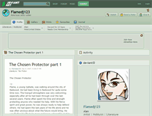 Tablet Screenshot of flamedj123.deviantart.com