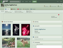 Tablet Screenshot of earthy-sagittarious.deviantart.com