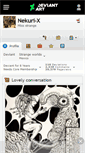 Mobile Screenshot of nekuri-x.deviantart.com