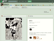 Tablet Screenshot of nekuri-x.deviantart.com