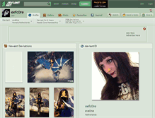 Tablet Screenshot of eefc0re.deviantart.com