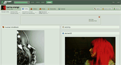 Desktop Screenshot of karma-orange.deviantart.com