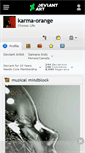 Mobile Screenshot of karma-orange.deviantart.com