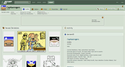 Desktop Screenshot of capitanrogers.deviantart.com