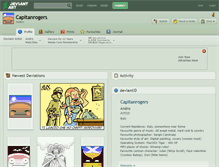Tablet Screenshot of capitanrogers.deviantart.com