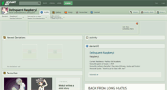 Desktop Screenshot of delinquent-raspberyl.deviantart.com