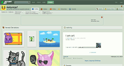 Desktop Screenshot of mollyninja7.deviantart.com