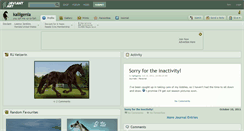 Desktop Screenshot of kalligenia.deviantart.com