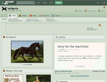 Tablet Screenshot of kalligenia.deviantart.com