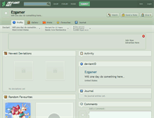 Tablet Screenshot of ezgamer.deviantart.com
