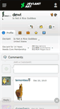 Mobile Screenshot of dewi.deviantart.com