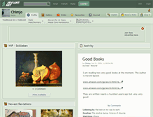Tablet Screenshot of chimjo.deviantart.com