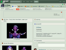 Tablet Screenshot of lil-desa.deviantart.com