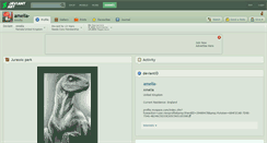 Desktop Screenshot of amelia-.deviantart.com