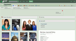 Desktop Screenshot of francineart.deviantart.com