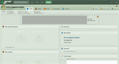 Desktop Screenshot of imcryingsomuchplz.deviantart.com