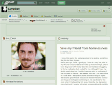 Tablet Screenshot of lamashan.deviantart.com