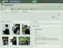 Tablet Screenshot of izamuramoto.deviantart.com